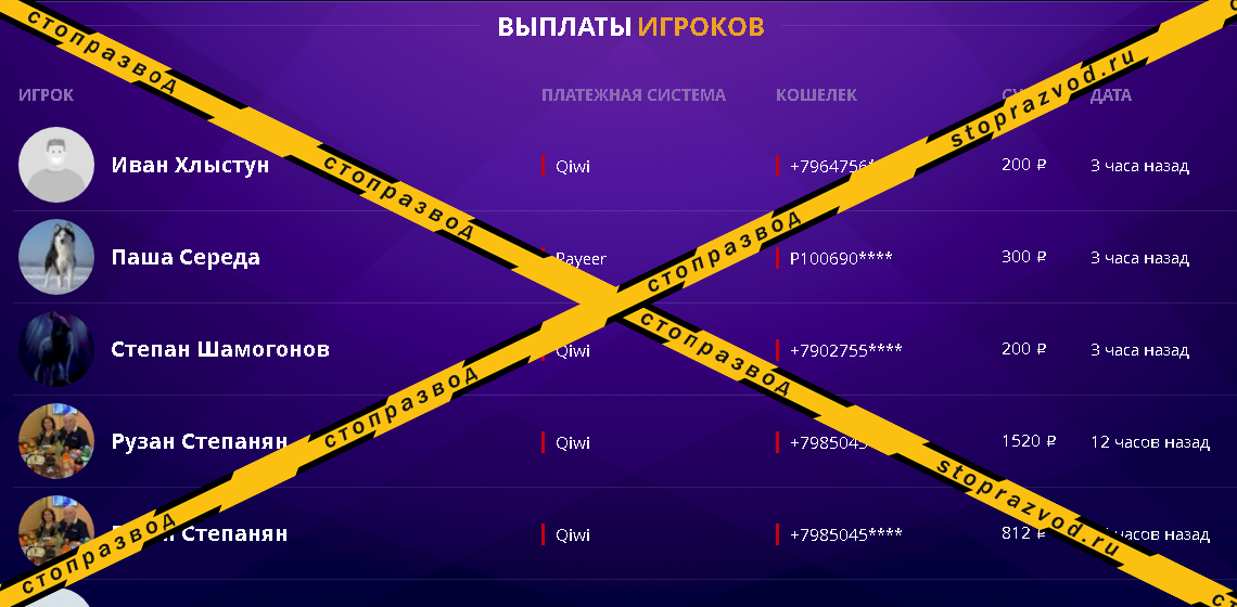 Выводы в казино Egger
