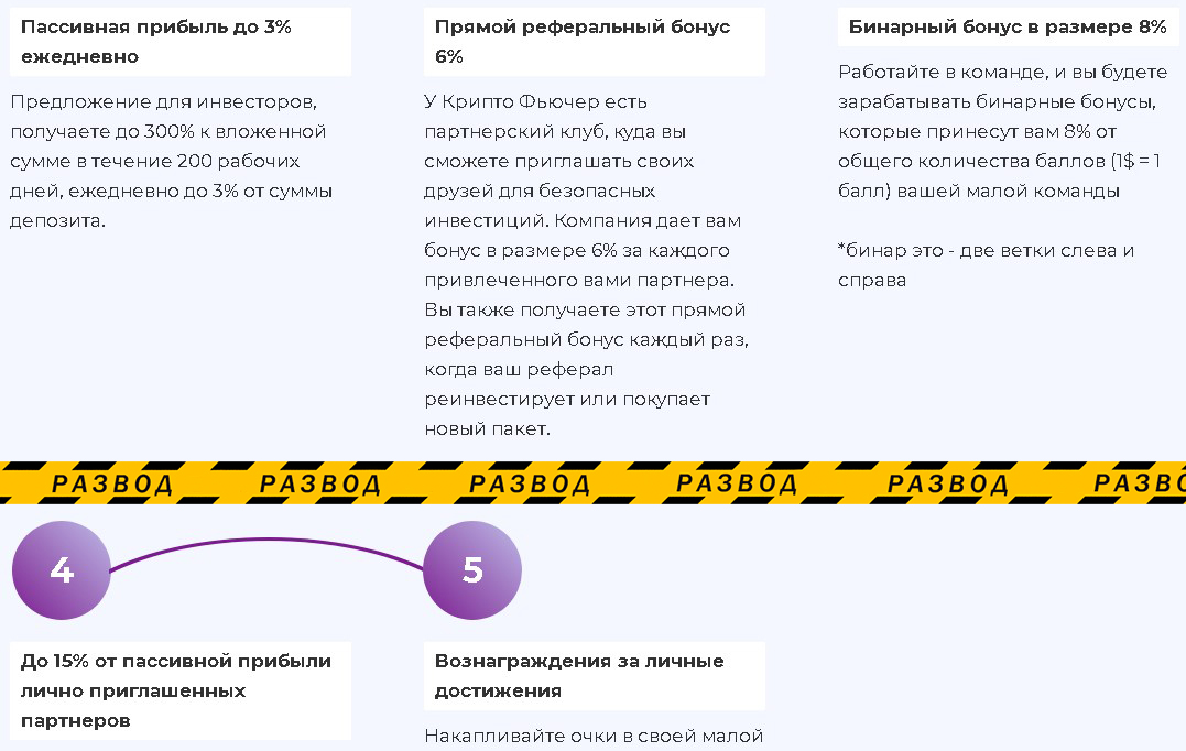 заработок в пирамиде крипто фьюче