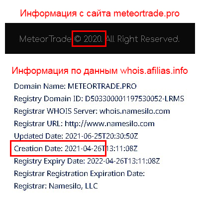 MeteorTrade_Домен 1