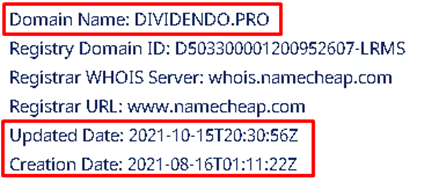 домен dividendo